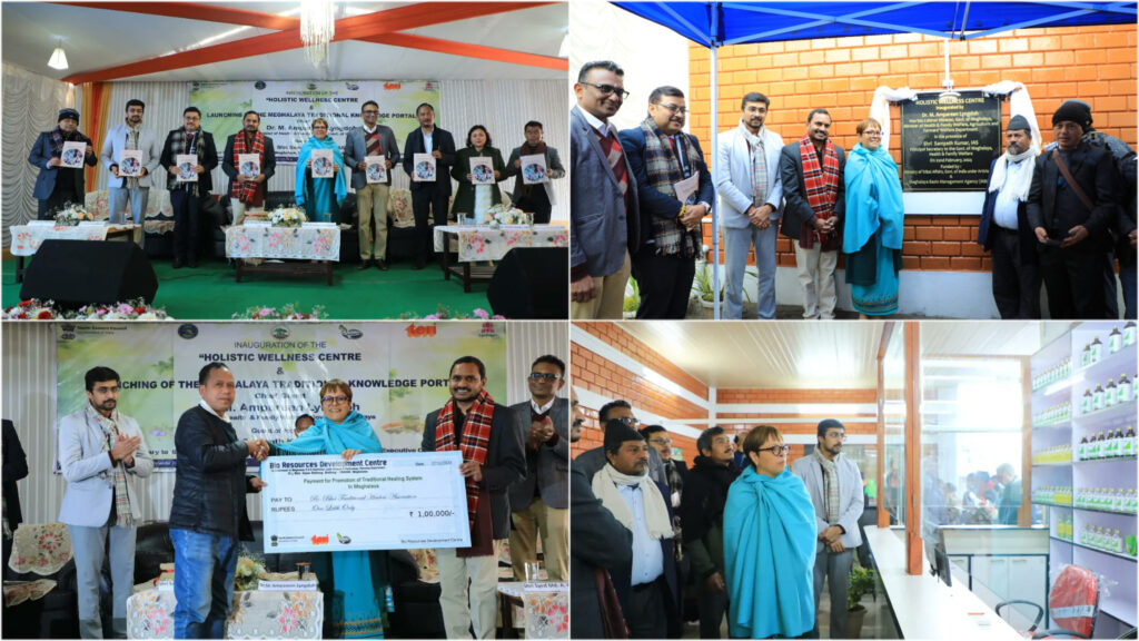 INAUGURATION OF THE HOLISTIC WELLNESS CENTRE AND LAUNCHING OF THE MEGHALAYA TRADITIONAL KNOWLEDGE PORTAL