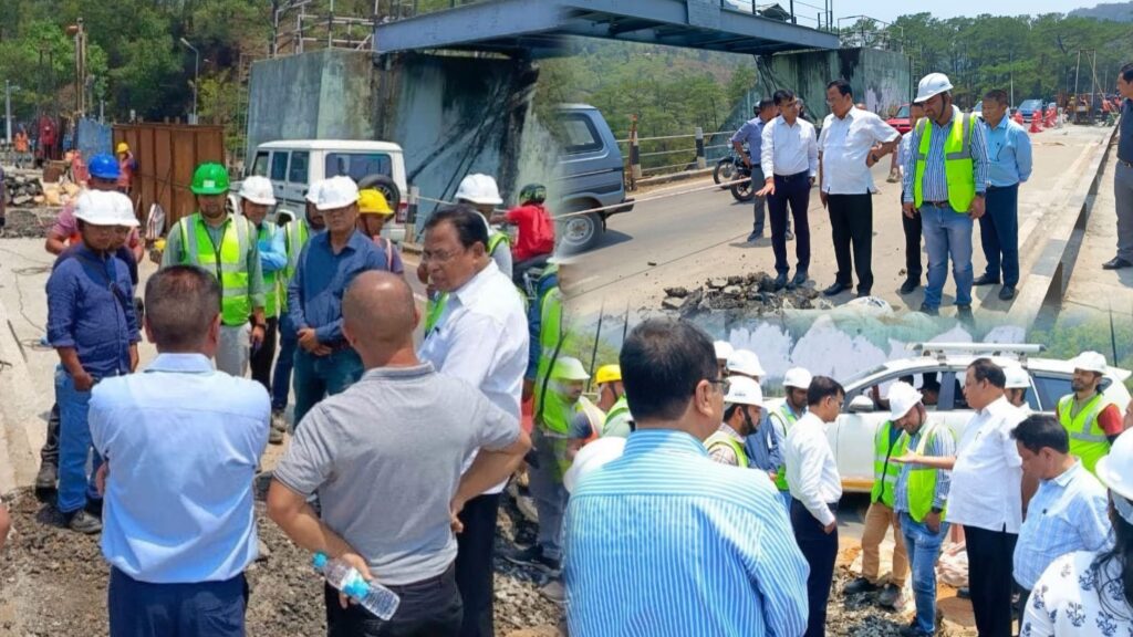 MEGHALAYA POWER MINISTER VISIT UMIAM DAMSITE, REVIEWS OPERATIONS AND REHABILITATION WORKS