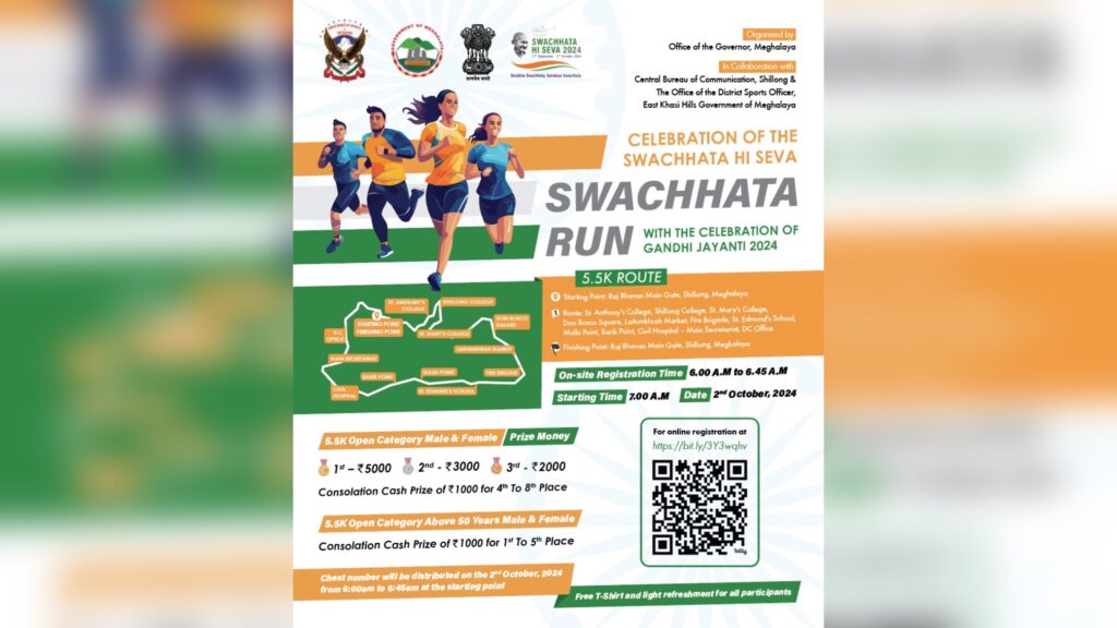 NA RAJ BHAVAN YN SDANG KA SWACHHATA 5.5K RUN