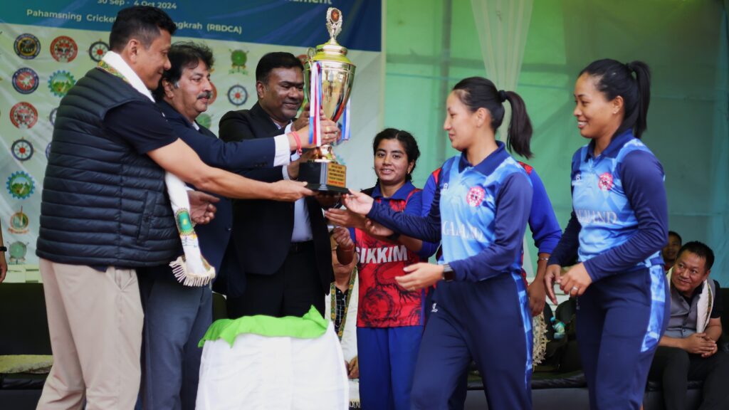 NECDC SENIOR WOMEN’S T20: SIKKIM AND NAGALAND DECLARED JOINT CHAMPIONS