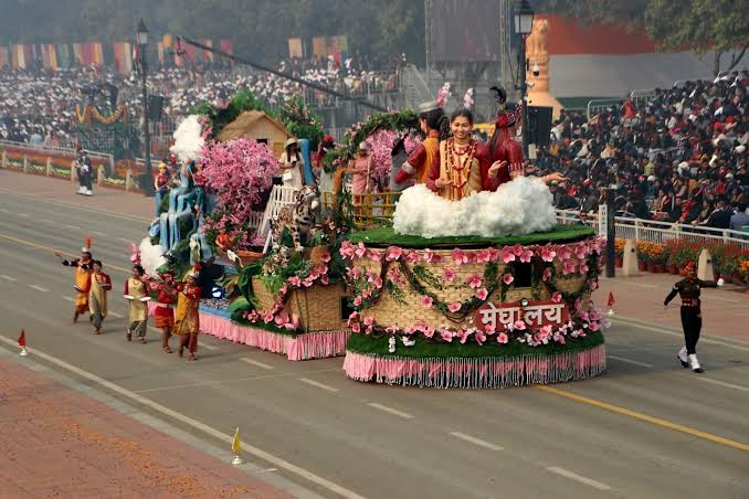 Ha ka Republic Day Parade ha Delhi yn leit sakhi san ngut ki riew pawkhmat na Meghalaya