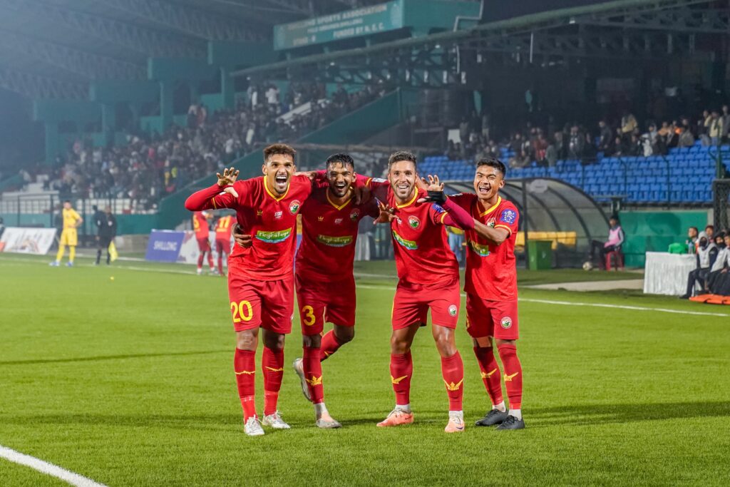 Lajong Thrash SC Bengaluru 5-0 in I-League Thriller