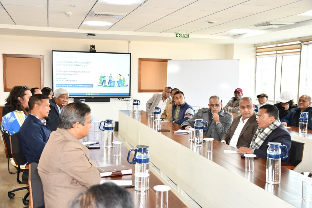 IIM Shillong Hosts Roundtable on Waste Management: Collaborative Solutions Proposed for Shillong