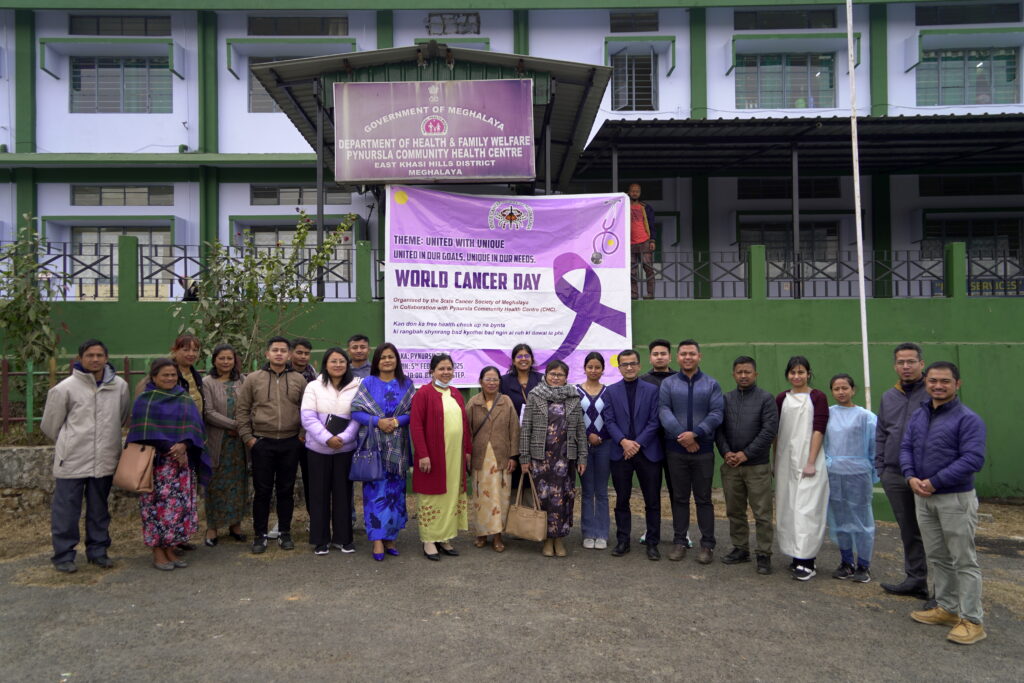 Community Rallied Against Cancer at Pynursla CHC on World Cancer Day