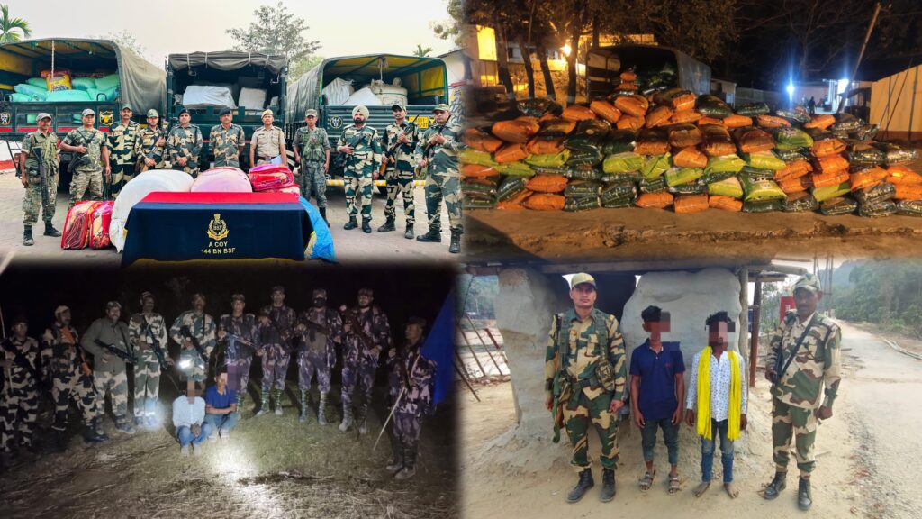 BSF Seizes Over ₹2 Crore Worth of Contraband, Apprehends 11 in Fortnight-Long Operation