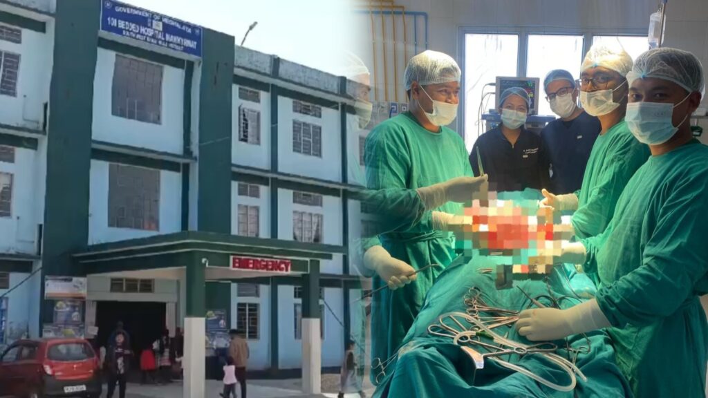 5.7 kilo u Cyst ïoh sei ki doktor ka Civil Hospital Mawkyrwat na met ka nongpang