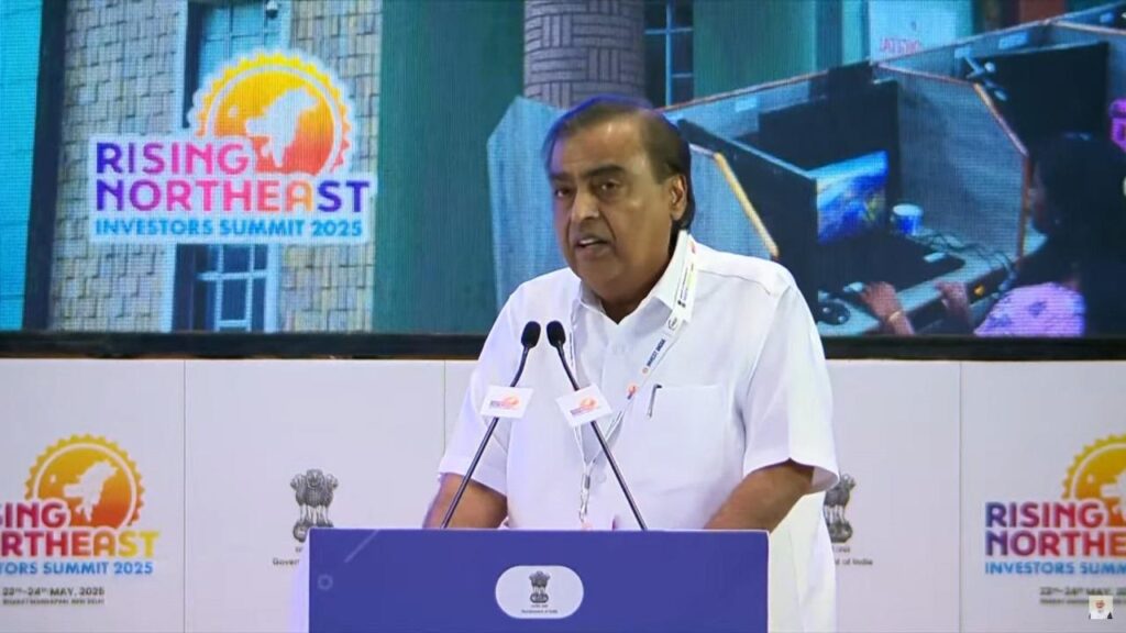 Palat 2.5 million ngut  ki samla ha North East pynbna u Mukesh Ambani ban aikam