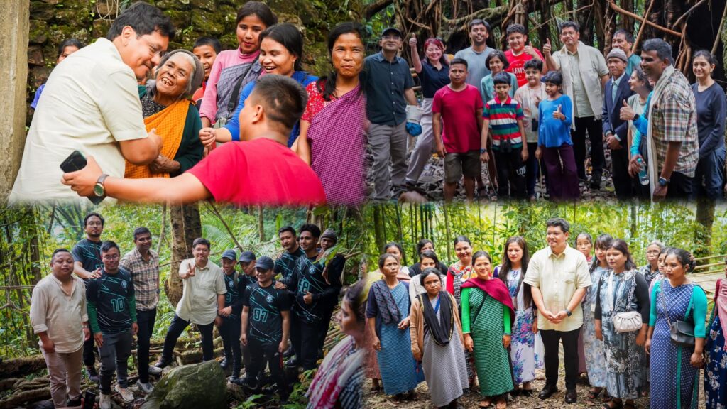 30 klur mang ka Sorkar ban tei ïa ka Living Root Bridge Exeperience Centre ha Wahlyngkhat