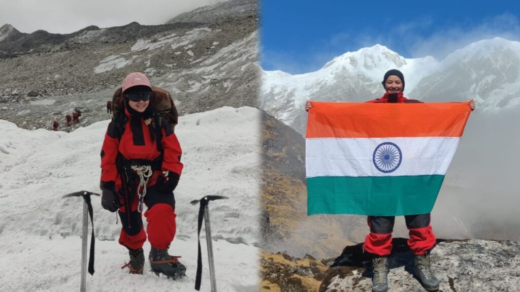 MEGHALAYA GIRL SCRIPTS HISTORY BY SCALING MOUNT EVEREST