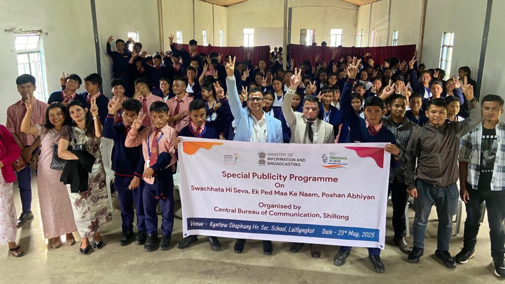 Pynshai ka CBC Shillong ïa ka jingleh khuid,  ki jingbam tei met ha ka skul Laitlyngkot