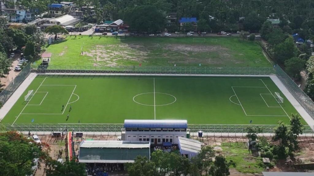 CM Conrad Sangma Inaugurates East Garo Hills’ First Synthetic Football Turf at Williamnagar