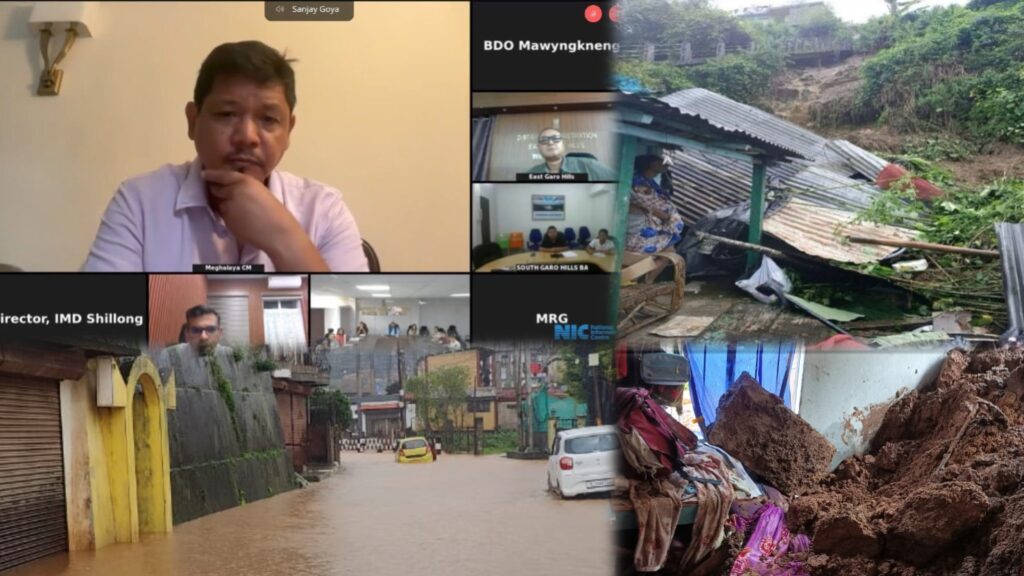 Meghalaya Faces Severe Weather Impact: CM Reviews Disaster Preparedness, Two Dead in East Khasi Hills