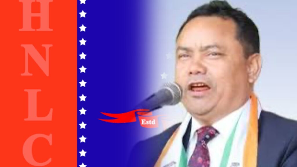 Kam ka HNLC ba ju bei pisa u Bah Sniawbhalang mynba u dang long u Myntri ka Sorkar Congress