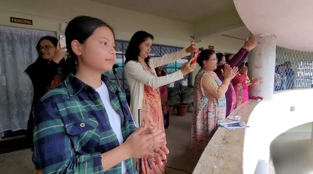 Duh nam ka Govt. Girls HSS, Jowai, paw ka Sophia Niang ha ka Top Ten kum ka Regular-II