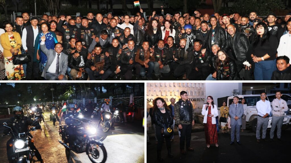 Bike Rally Held in Shillong to Honour Armed Forces