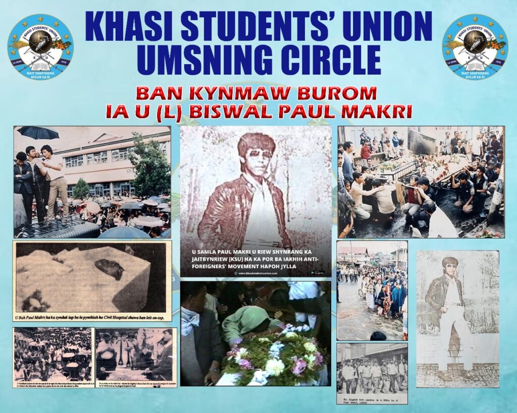 U Biswal Paul Makri u dei u riewïaleh ka KSU uba la pha ïa la ka jingim: KSU