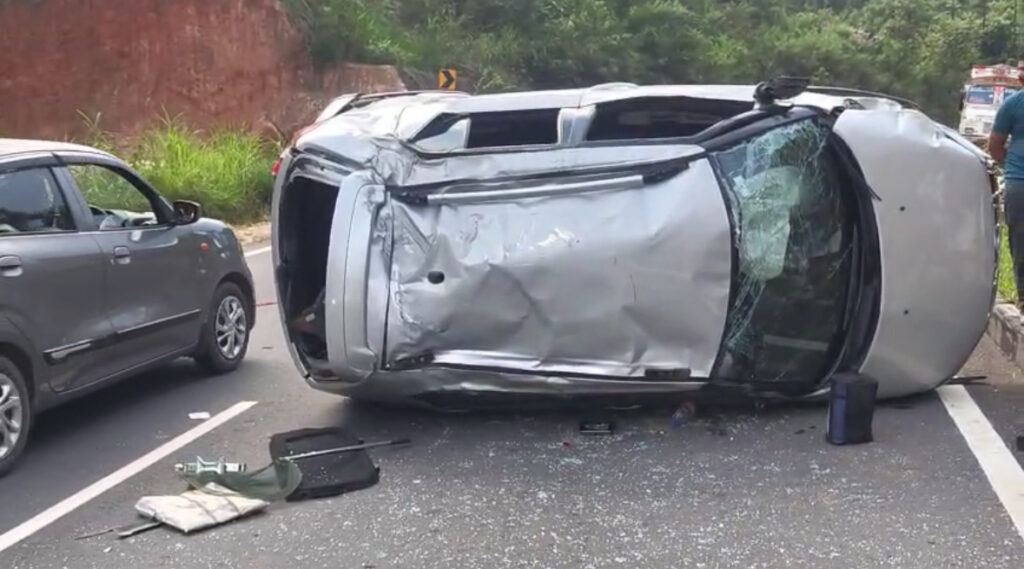 Na ka jingleh ‘Stunt’ kylla khongpong ka Maruti Ignis ha Umsning By Pass, mynsaw ar ngut