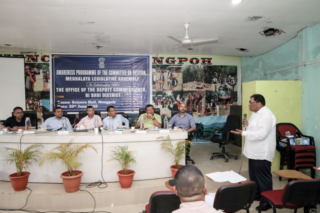 Awareness Programme by Committee on Petitions, Meghalaya Legislative Assembly Held in Ri Bhoi