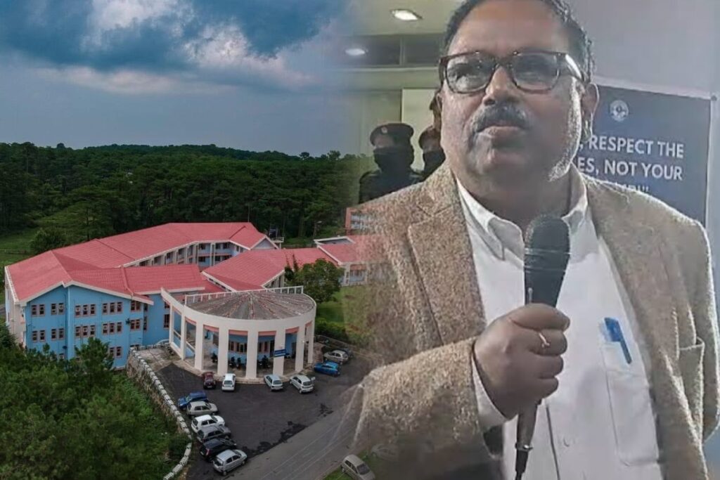 Phah shithi sospon ka NEHU sha u Prof. N. Saha hadien ka jingshah kem ha ka CBI