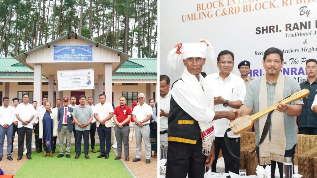 Veteran and a musician Inaugurates Two Integrated Block Development Complexes in Ri-Bhoi