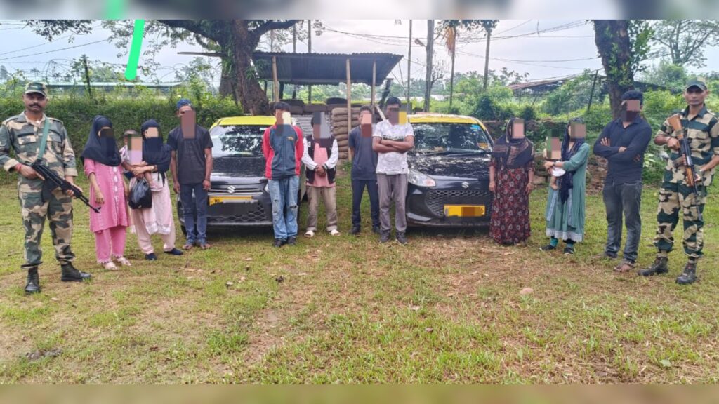 Kem ki BSF 8 ngut ki nong Myanmar ha Pyrdiwah bad saw ngut ki nong India
