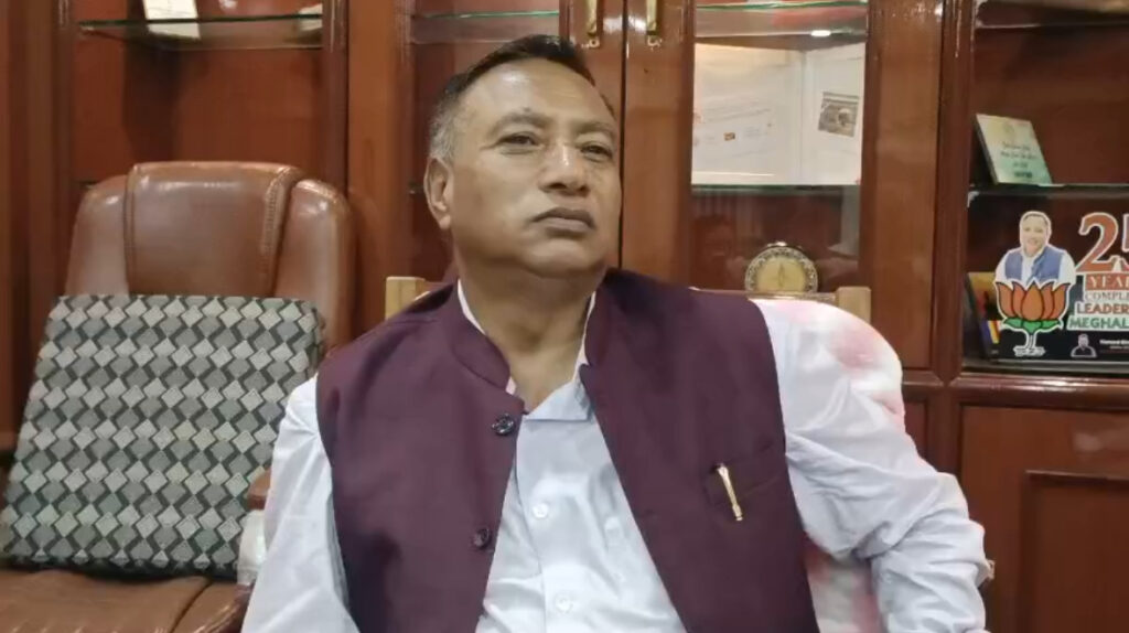 Ynda jied ïa u MP ba thymmai ka Rajya Sabha, ka BJP kan sngap ïa ka rai ka MDA