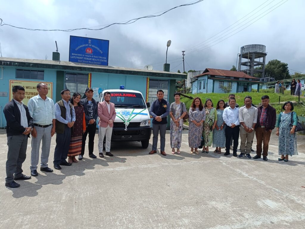 EKH Launches “Stop Diarrhoea Campaign 2025” in Laitlyngkot, Ambulance Donated to PHC