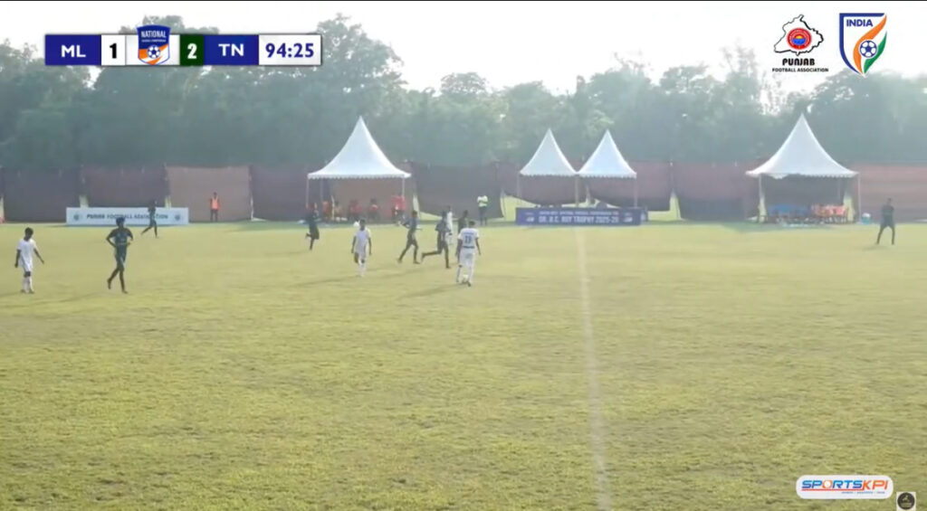 Junior Boys National Football C’ship 2025: Meghalaya bow out with loss to Tamil Nadu