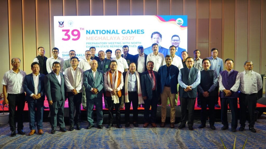 Kyrshan ki SOA ka NE ïa ka Meghalaya ban pynlong ïa ka 39th National Games 2027