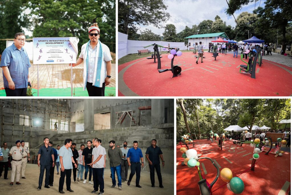 CM Sangma Inaugurates New Outdoor Gyms, Boosts Sports and Education Infrastructure in Tura