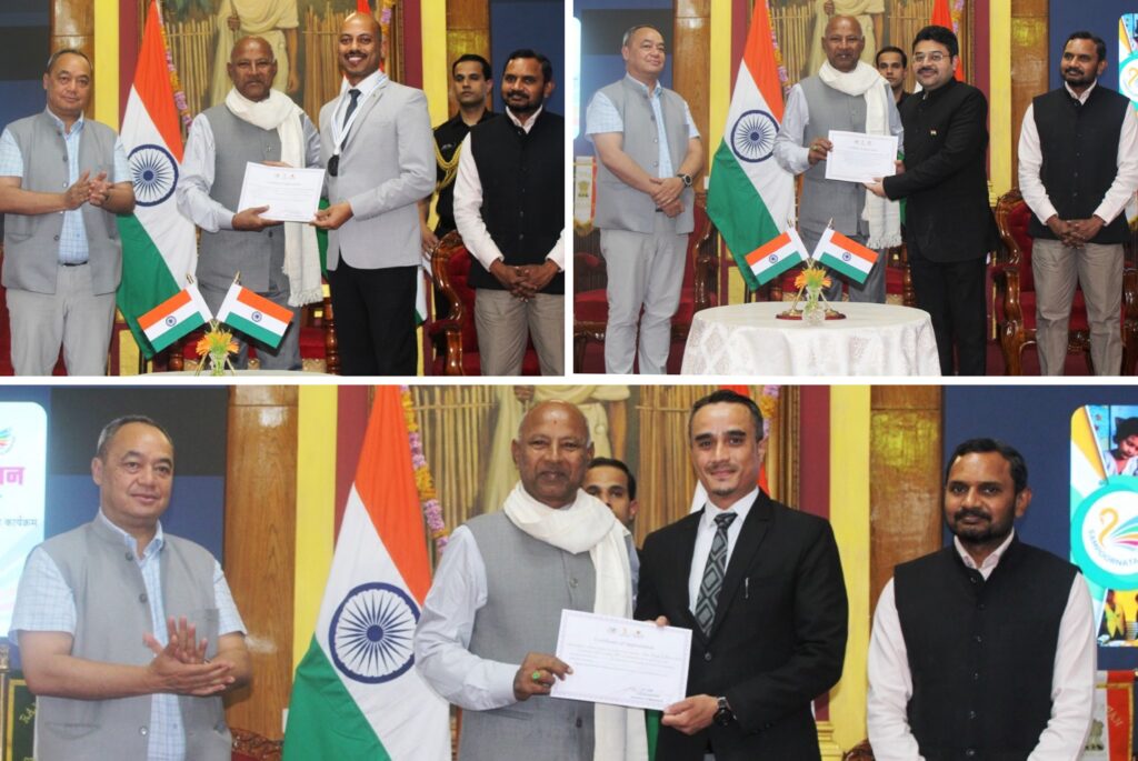 Meghalaya Government  felicitated outstanding contributors to Aspirational Programmes 