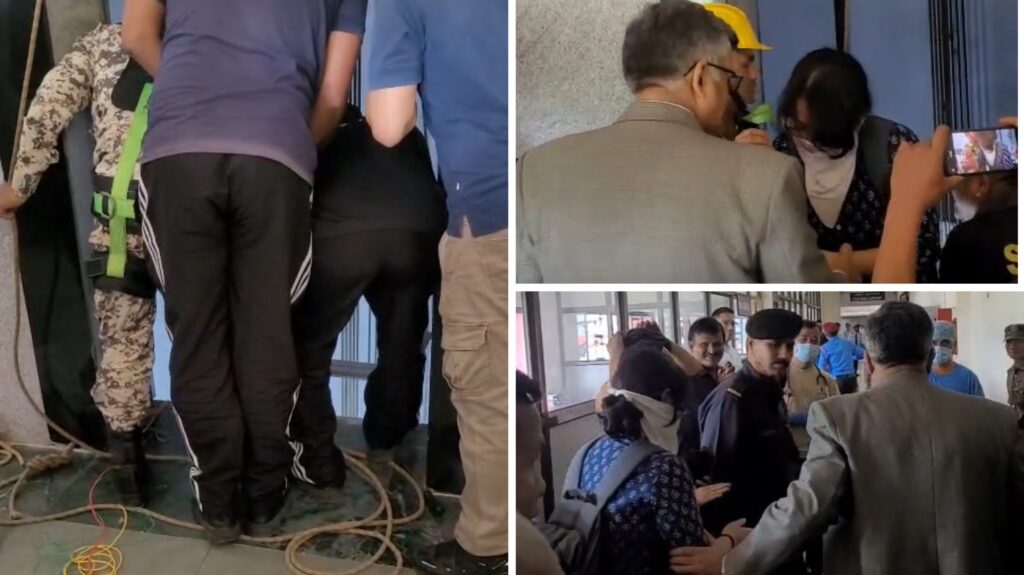 4 kynta 46 minit sahkut ka kynthei briew ha Elevator ka NEIGRIHMS Hospital