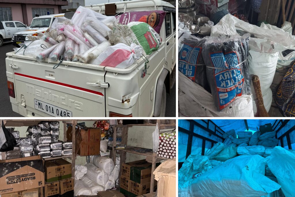 Kurup ki bor synshar ka East Jaiñtia Hills palat 1700 kilo ki tiar plastik na ki dukan