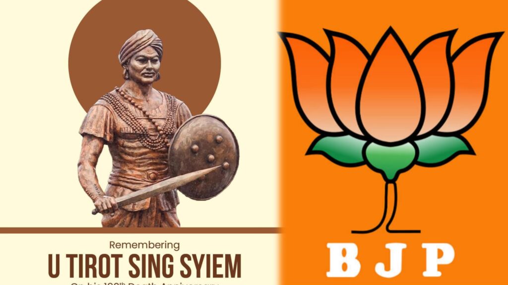 Ban ithuh kyrpang ïa u Syiem Tirot Sing, yn kyrpad ka BJP Meghalaya ïa ka Sorkar Pdeng