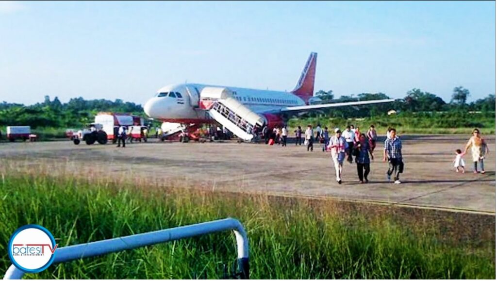 Ban ïoh hiar ki liengsuiñ heh, buddien u Saleng ban pynheh ïa ka kad Baljek Airport
