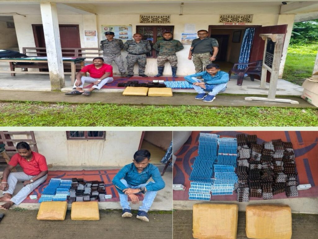 Marijuana, Tramadol & Nitrazepam Seized in East Jaintia Hills, Two Arrested
