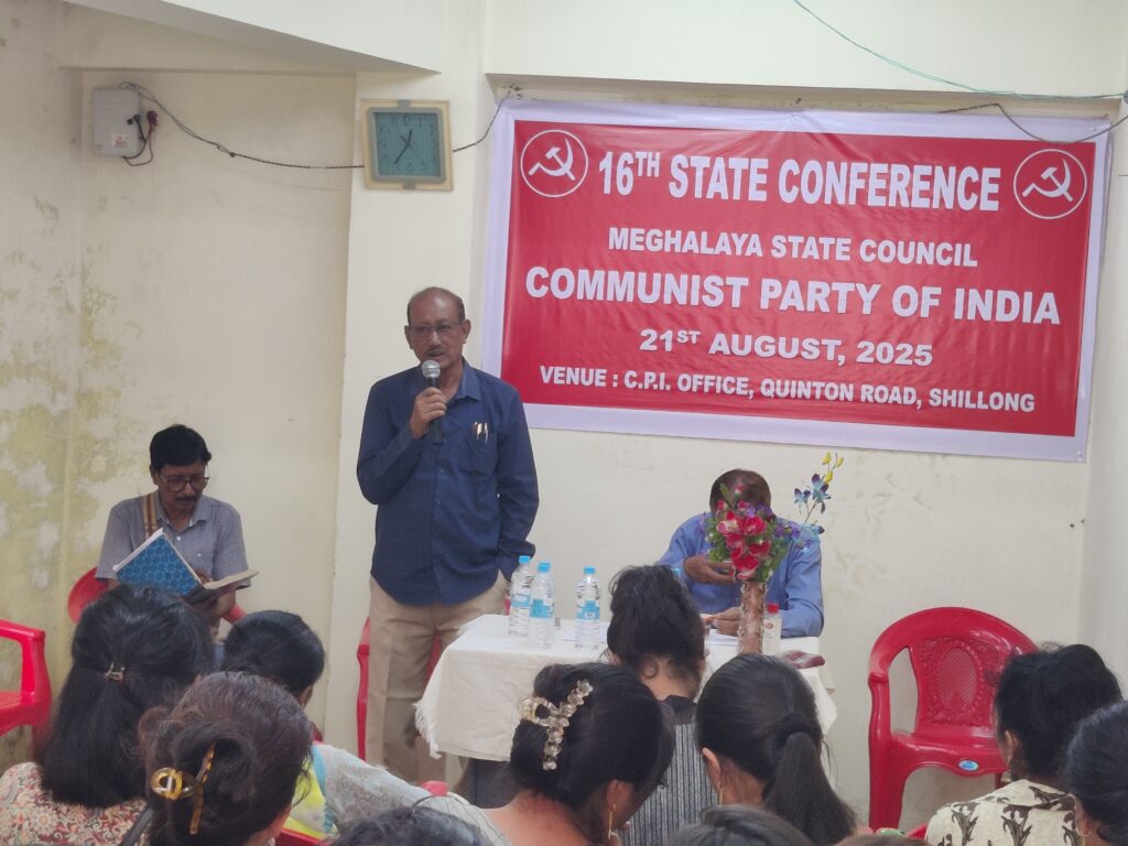 Dawa ka CPI ban pyntreikam ïa ka ILP ha Meghalaya, sngewkhia ïa ka jingkyrduh kam ki nongshong shnong