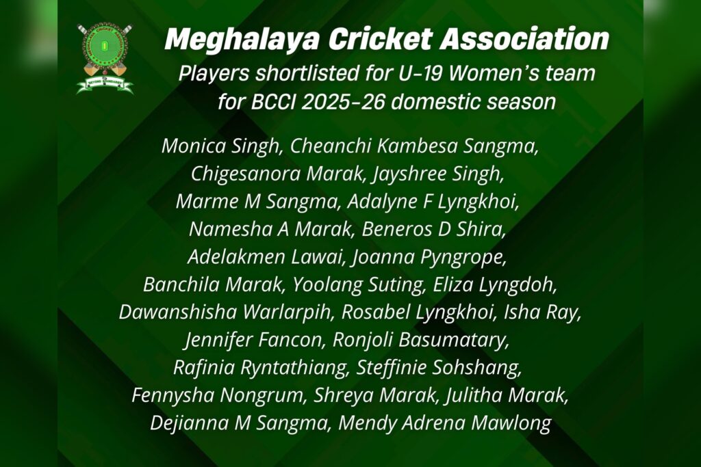 MCA names 25-member shortlist for BCCI U-19 women’s cricket season