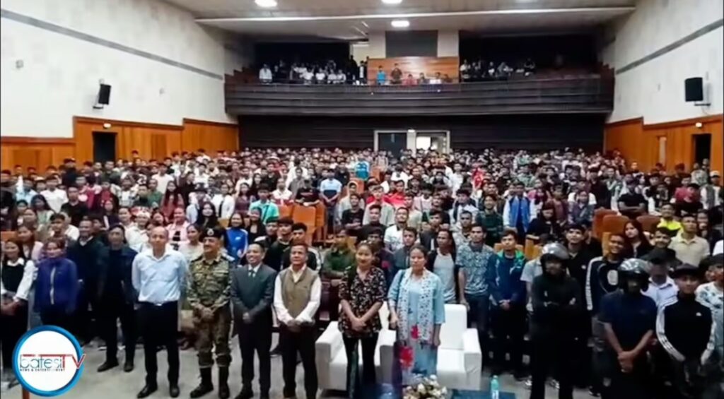 Tuid ki samla shynrang & kynthei kiba thmu thep kam shipai BSF ha Soso Tham Auditorium