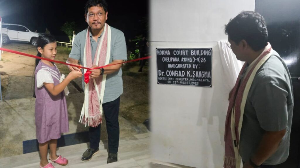 CM inaugurates new school building of Mibonpara Secondary School