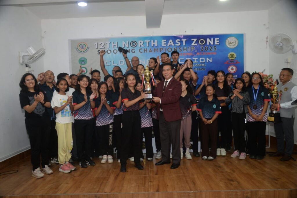 12th North East Zone Shooting Championship 2025 Concludes on a High Note in Mizoram