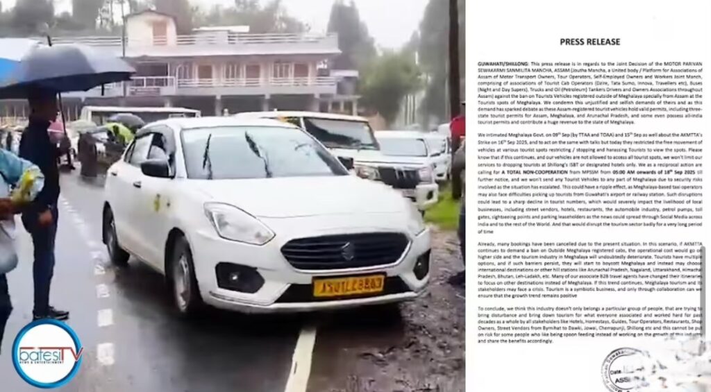 Assam Transport Associations Call for Indefinite Non-Cooperation Over Meghalaya Tourist Vehicle Ban