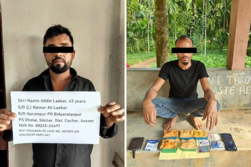 West Garo Hills Police Bust Drug Peddlers; Heroin Worth Over 53 gms Seized