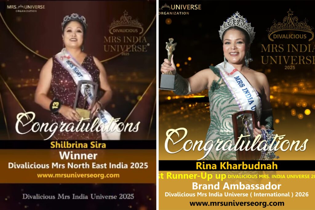 Ka Kong Rina kaba dei tang ka nongkhaïi dohkha ka jop ïa ka Mrs North East India 2025