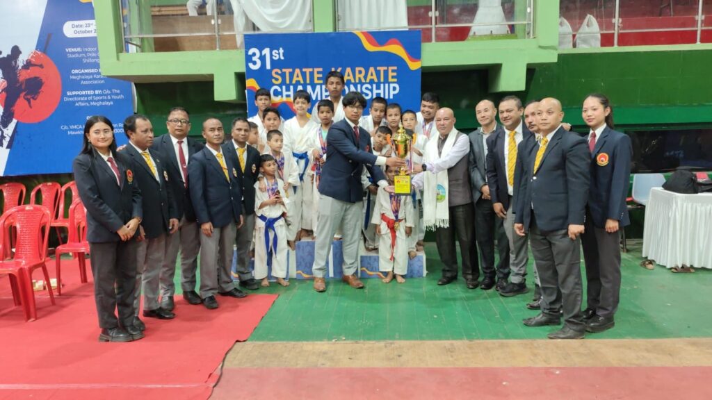East Khasi Hills Shine Again as Overall Champions in 31st State Karate Championship