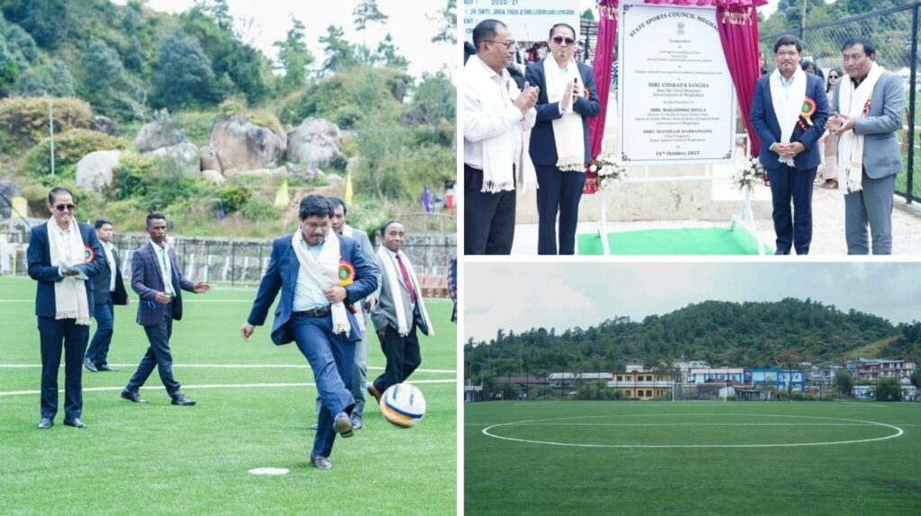 Conrad Inaugurates New Synthetic Football Turf at Kharbuli, Nongkrem