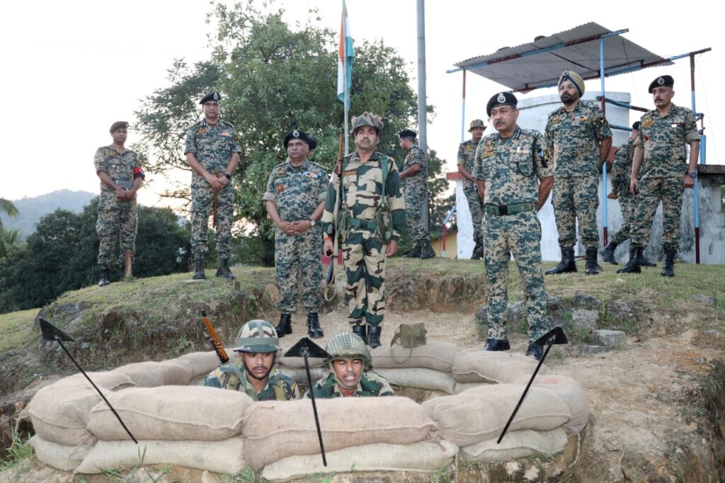 SDG Reviews Border Security During Four-Day Visit to BSF Meghalaya Frontier