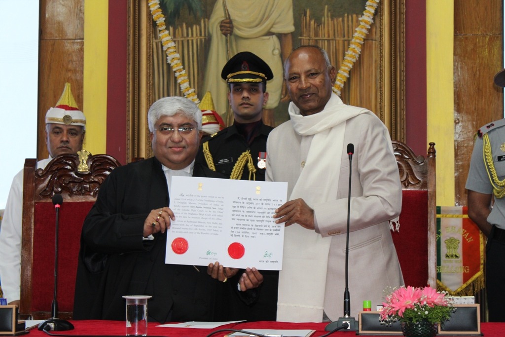 Pynbam smai u Lat ïa u Justice Soumen Sen kum u Chief Justice ka Meghalaya High Court