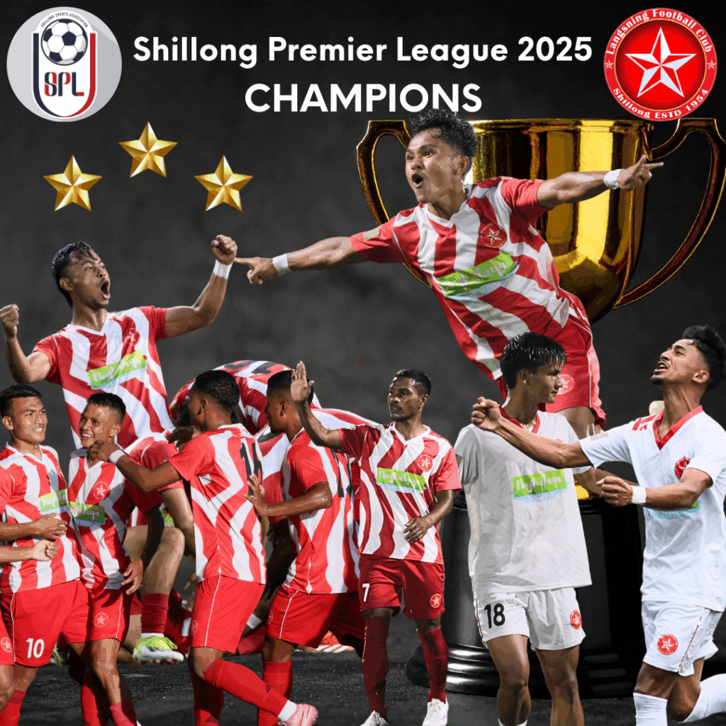 Langsning are Shillong Premier League 2025 champion after Rangdajied hold Mawlai