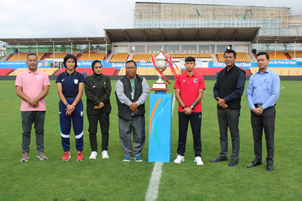 Nepal and IR Iran Set for Exciting Clash in Women’s Tri-Nation Tournament; Trophy Unveiled in Shillong